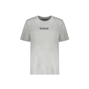 Balmain Gray Cotton Women's T-Shirt